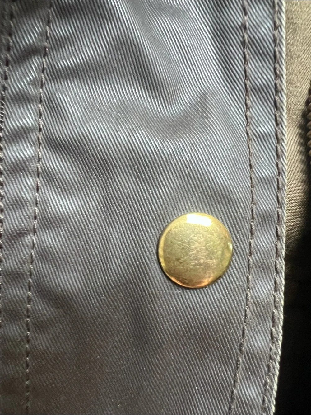 J. Crew green Utility Jacket with Gold Hardware